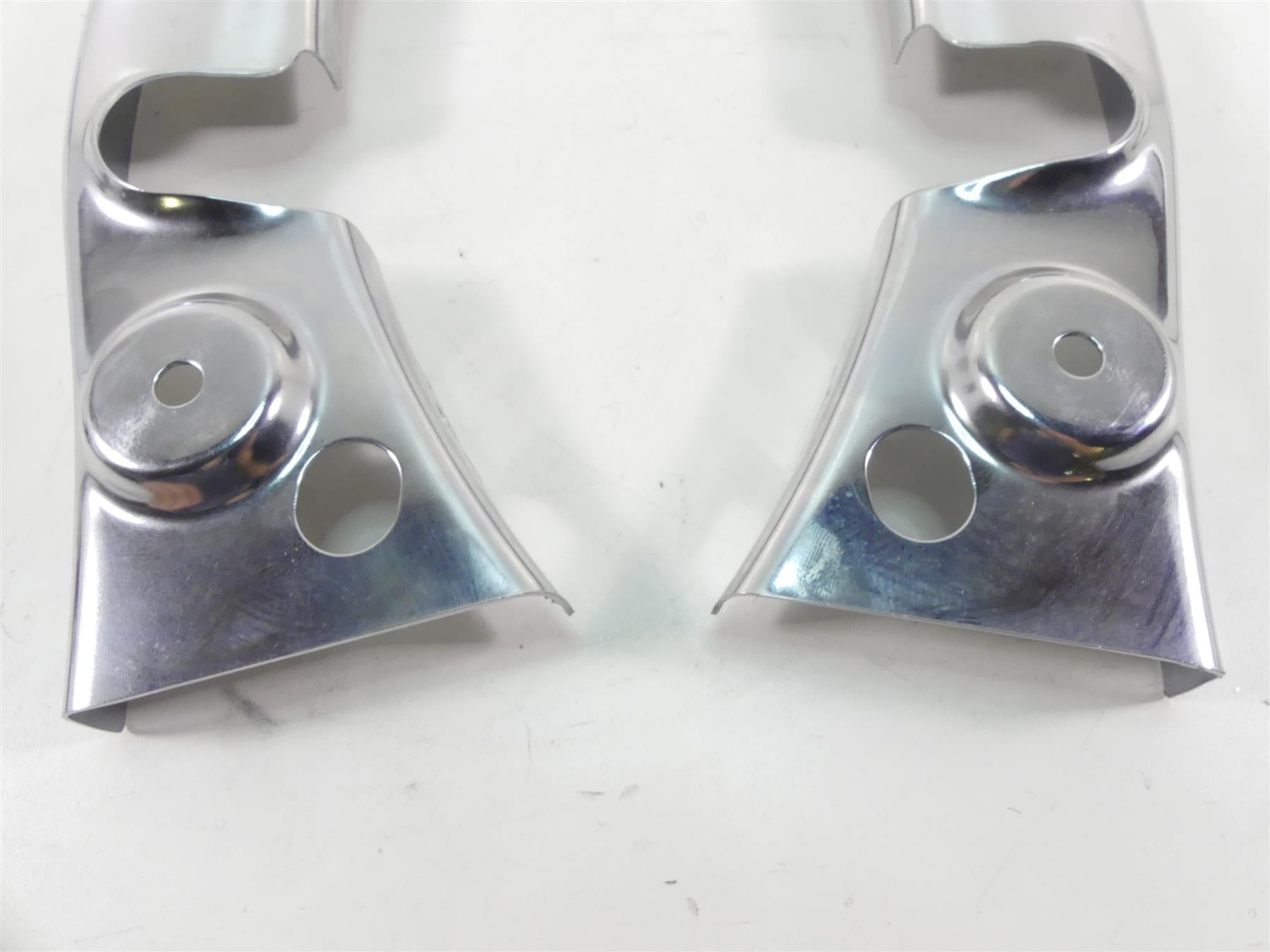 2010 Harley Touring FLHX Street Glide Rear Subframe Strut Chrome Covers 47502-09 {{ shop.shopifyCountryName }} - Mototech271