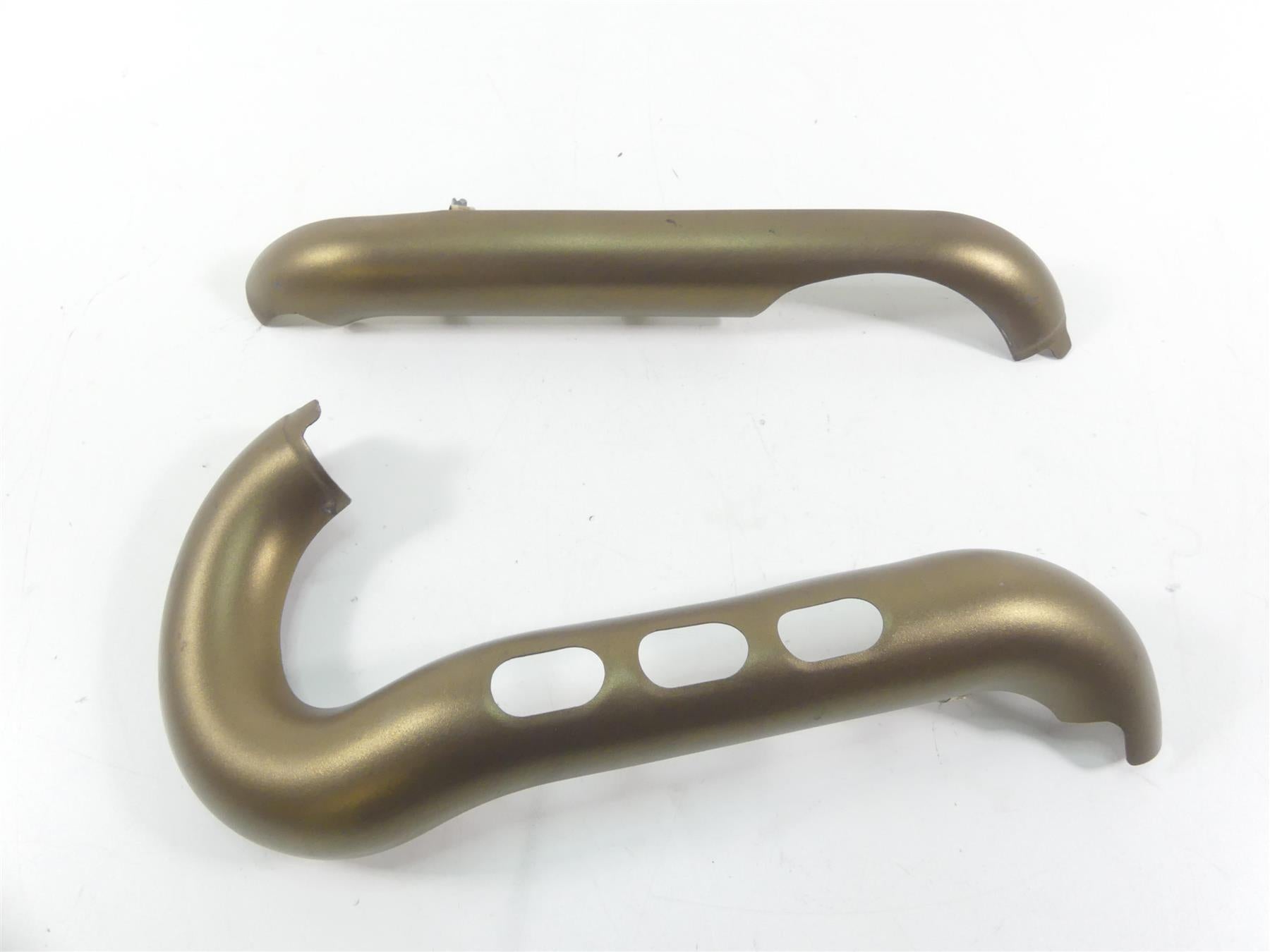 2018 Harley Softail FXFB Fat Bob Exhaust Header Heat Shield Set 65400319 {{ shop.shopifyCountryName }} - Mototech271
