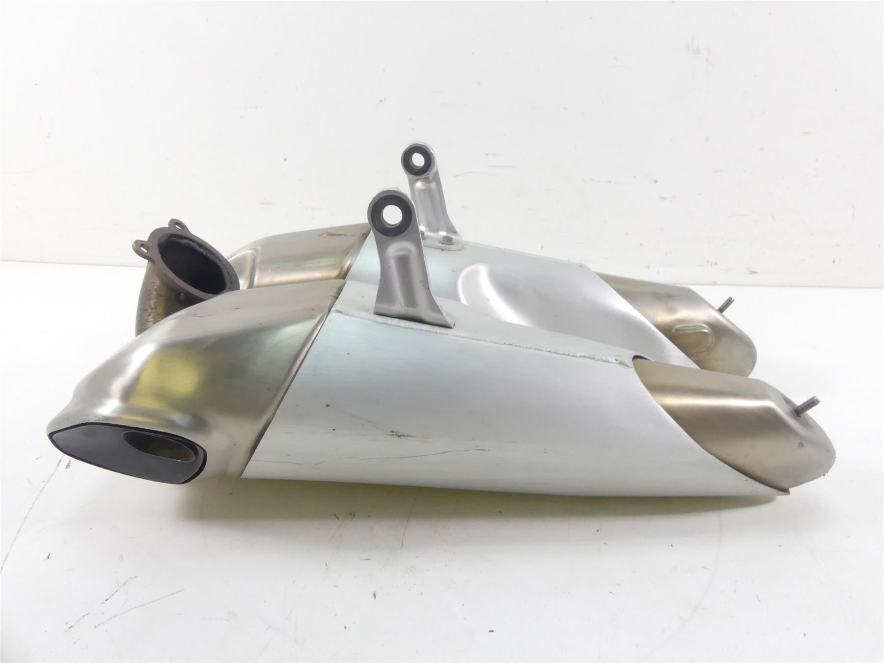 2014 Ducati Panigale 1199S Stock Exhaust Pipe Muffler Silencer 57413312A | Mototech271