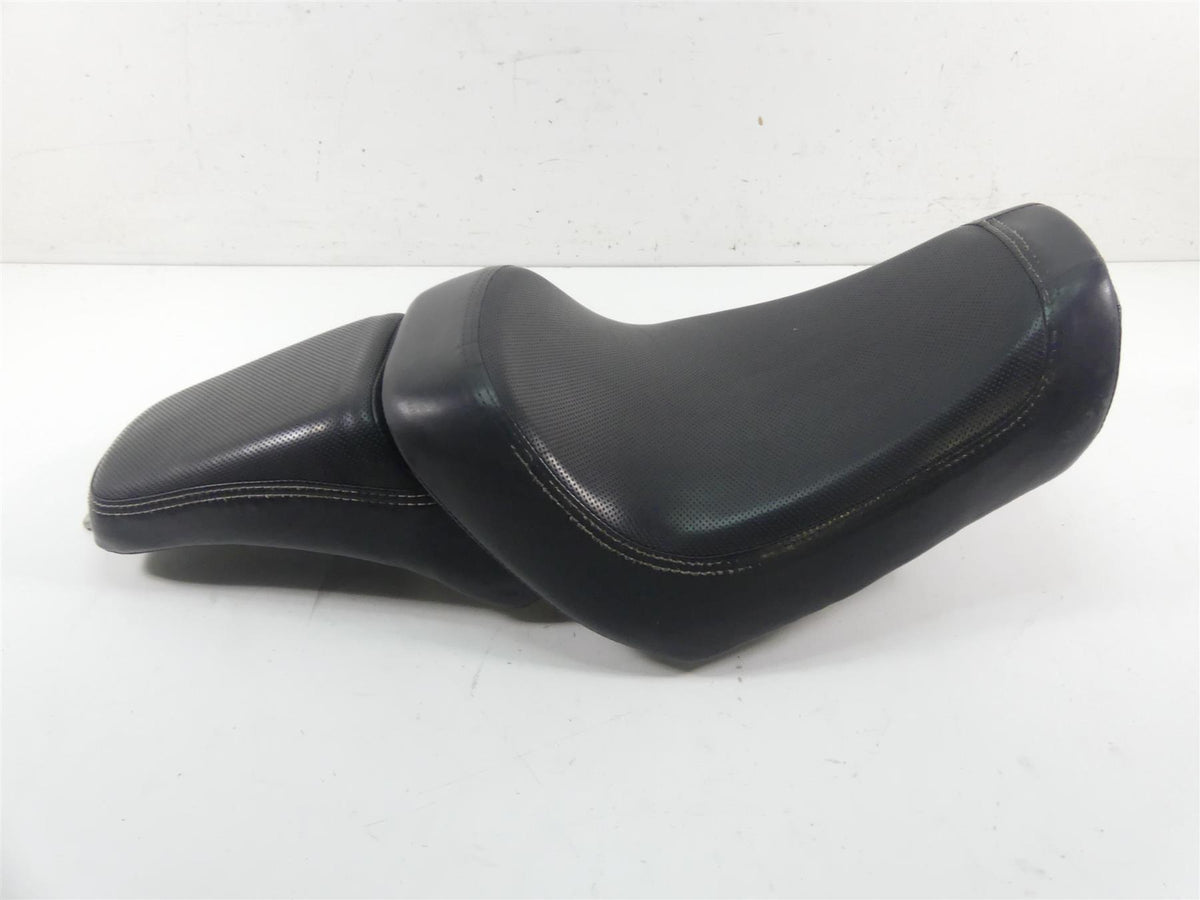 2014 Harley FXDF Dyna Fat Bob Rider Driver Dual Seat Saddle - Read 52000117 {{ shop.shopifyCountryName }} - Mototech271