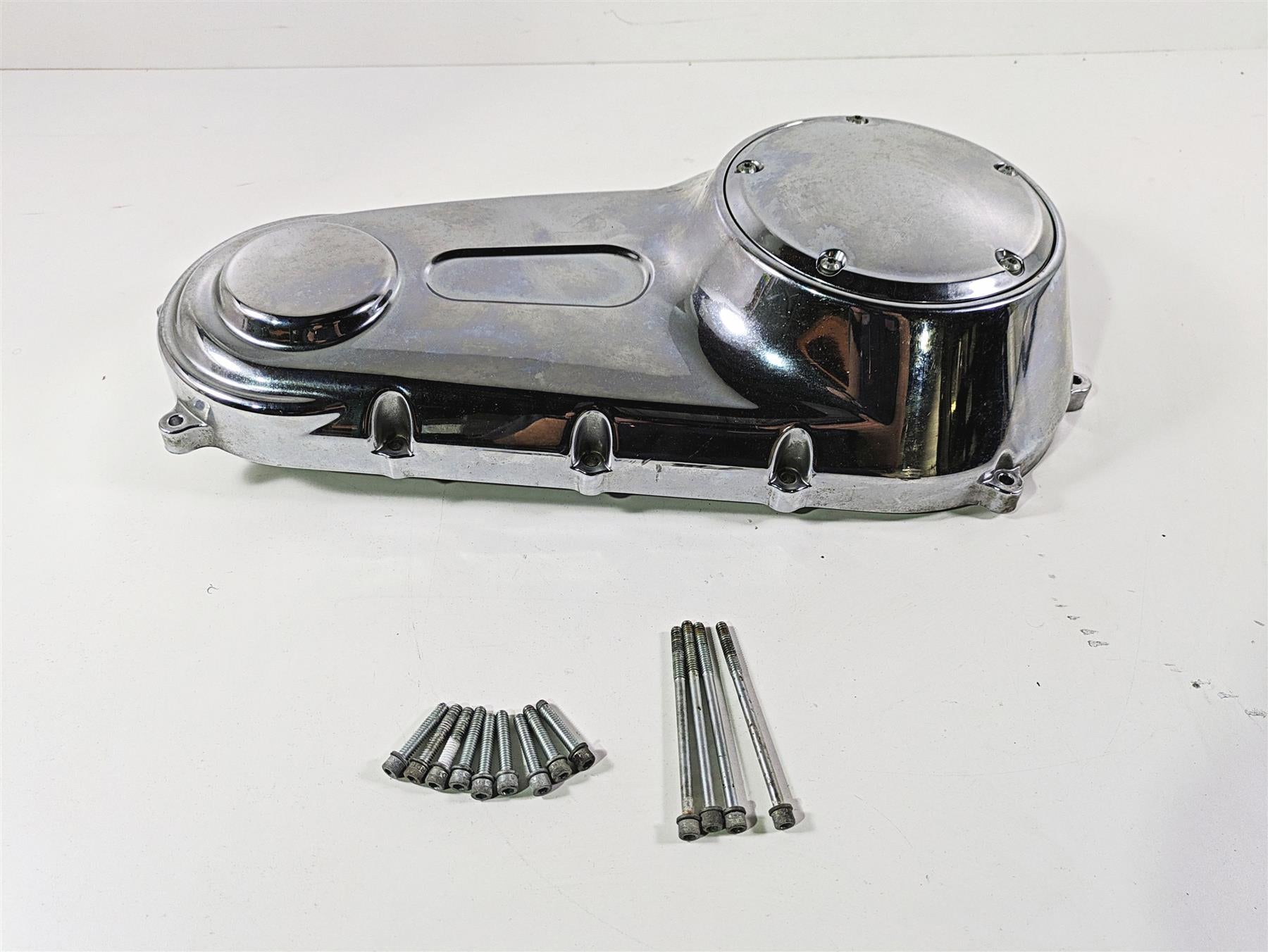 2008 Harley FLSTC Softail Heritage Outer Primary Drive Clutch Cover 60784-06 {{ shop.shopifyCountryName }} - Mototech271