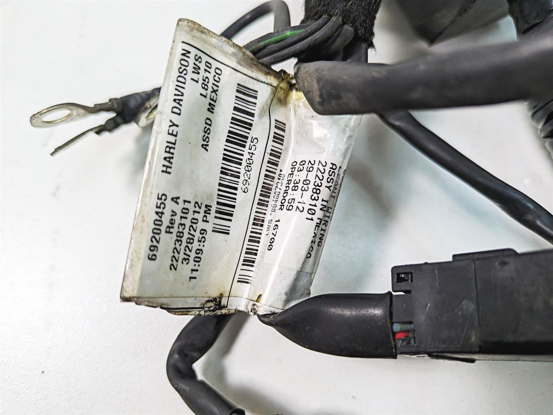 2012 Harley FLD Dyna Switchback Main Wiring Harness Loom Non Abs 69200455 {{ shop.shopifyCountryName }} - Mototech271
