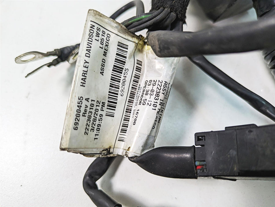 2012 Harley FLD Dyna Switchback Main Wiring Harness Loom Non Abs 69200455 {{ shop.shopifyCountryName }} - Mototech271