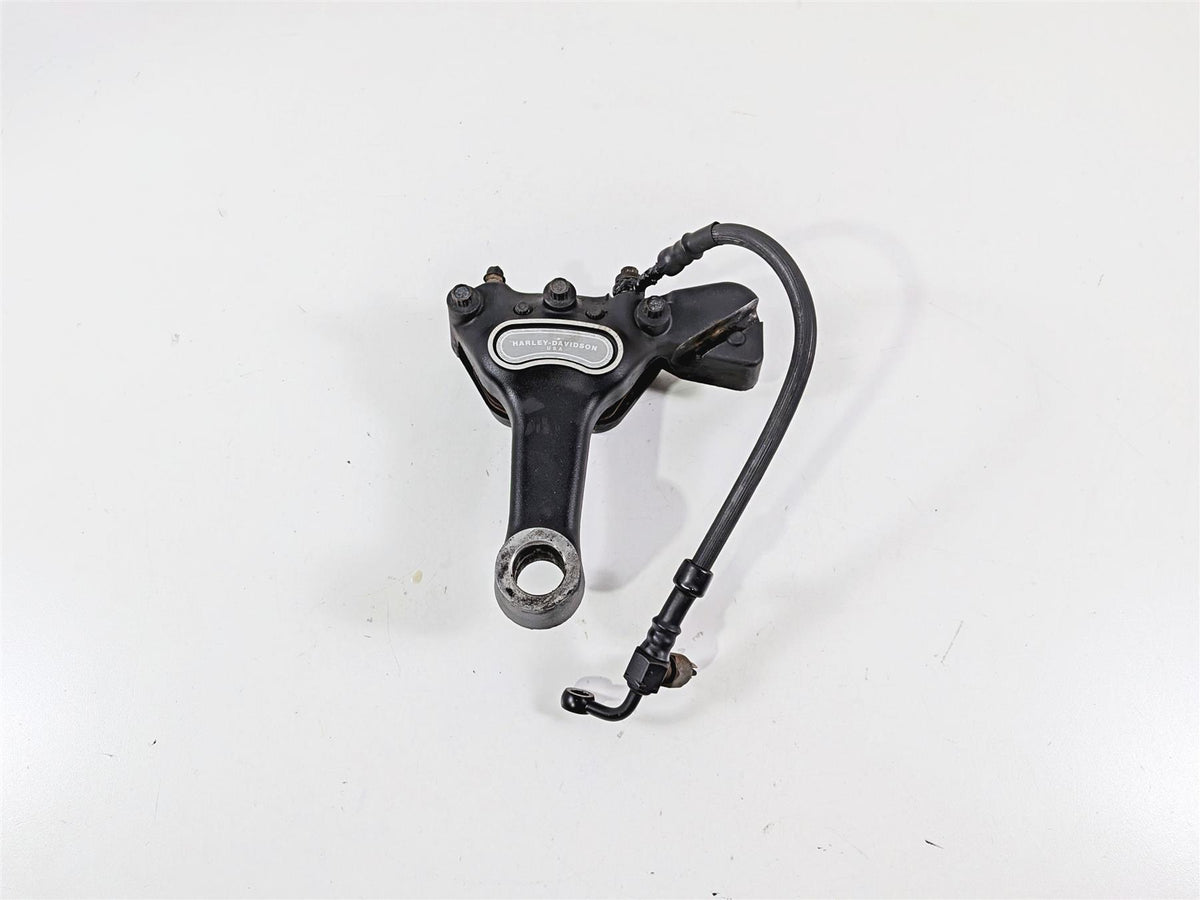 2007 Harley Dyna FXDB Street Bob Rear Brake Caliper + Line 44017-06 {{ shop.shopifyCountryName }} - Mototech271