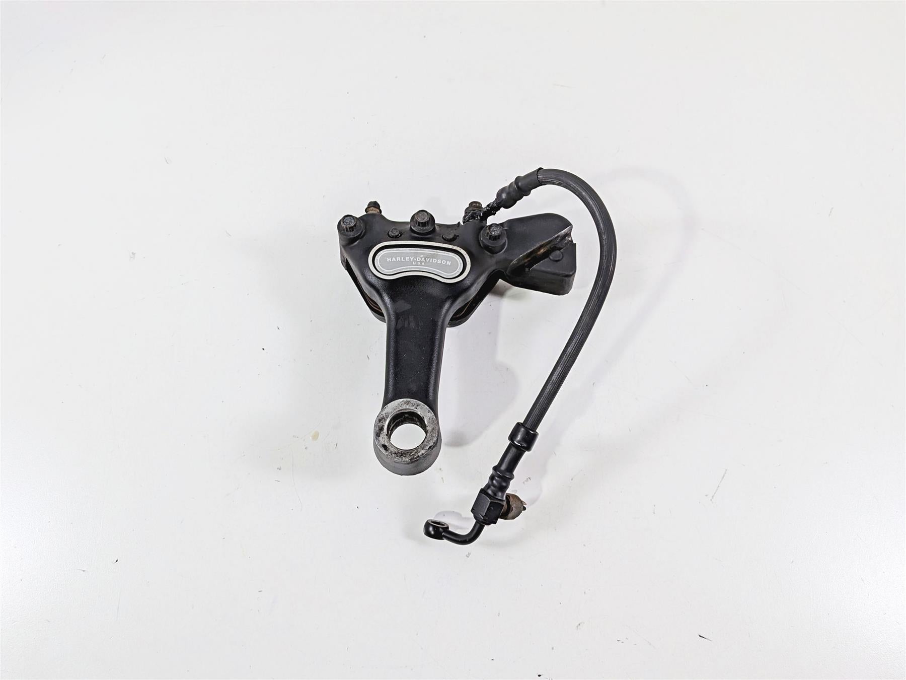 2007 Harley Dyna FXDB Street Bob Rear Brake Caliper + Line 44017-06 {{ shop.shopifyCountryName }} - Mototech271