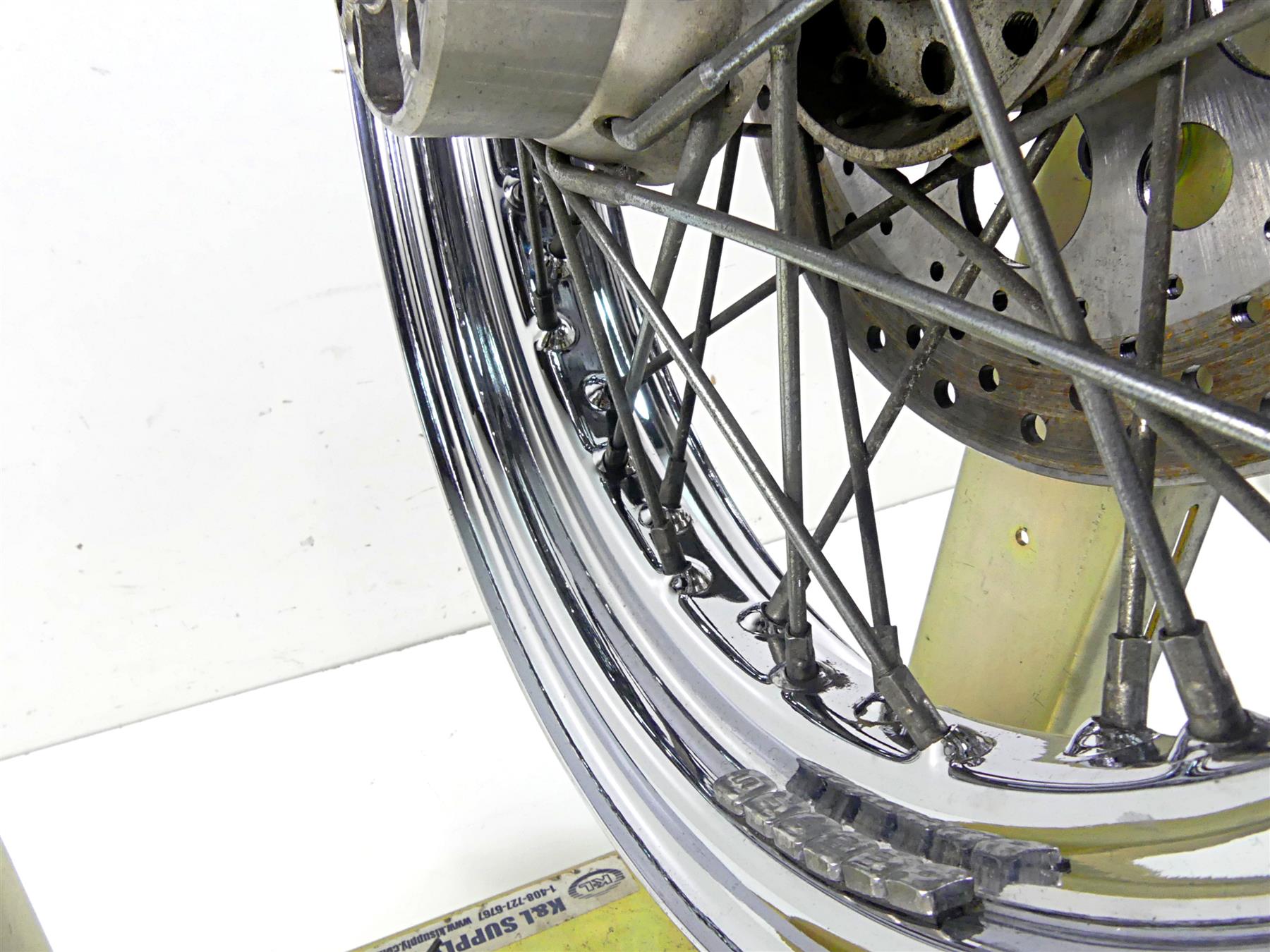 2002 Harley FLSTCI Softail Heritage 16x3 Rear Wheel Rim - Read 43085-97 {{ shop.shopifyCountryName }} - Mototech271