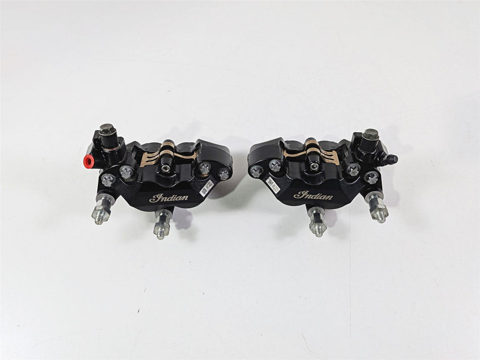 2015 Indian Chieftain Nissin Front Abs Brake Caliper Set - Read 1912390 1912391-Mototech271