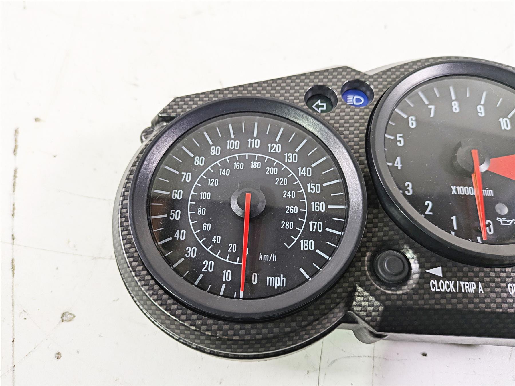 2005 Kawasaki ZX12R Ninja Gauges Speedometer Instrument - 15k 28011-0023 {{ shop.shopifyCountryName }} - Mototech271