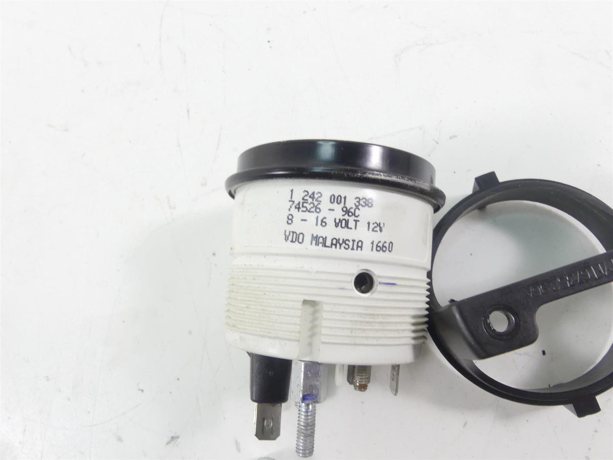 2011 Harley Touring FLTRU Road Glide Voltage Volt Meter Gauge 74526-96C {{ shop.shopifyCountryName }} - Mototech271