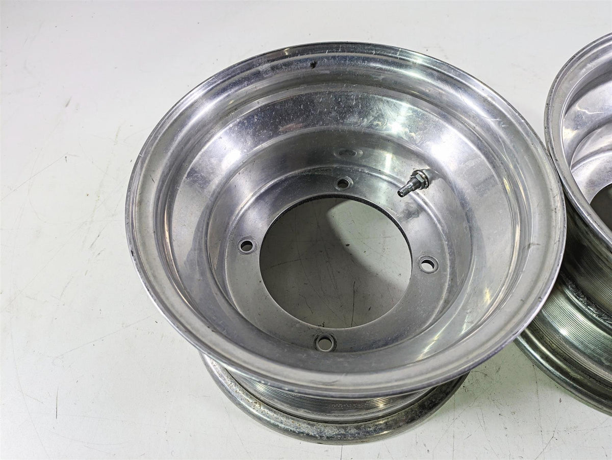 2001 Yamaha Banshee YFZ350 10x6 Douglas Alloy Alumium Front Wheel Rim Set {{ shop.shopifyCountryName }} - Mototech271
