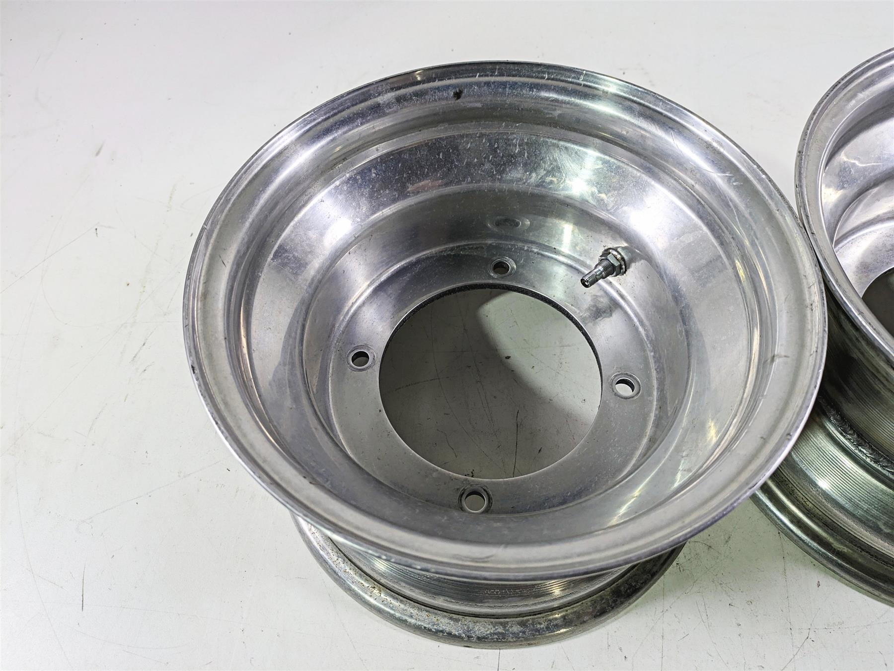 2001 Yamaha Banshee YFZ350 10x6 Douglas Alloy Alumium Front Wheel Rim Set {{ shop.shopifyCountryName }} - Mototech271