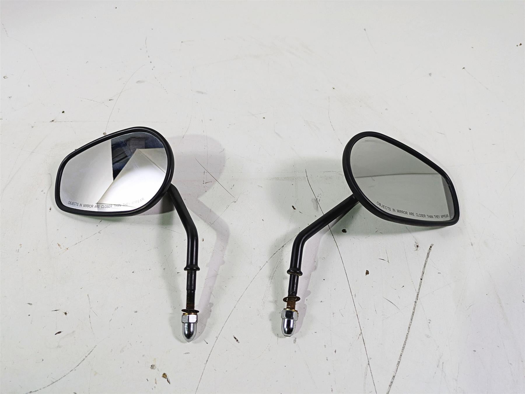 2005 Harley Softail FLSTSCI Heritage Springer Black Rear View Mirrors 91845-03B {{ shop.shopifyCountryName }} - Mototech271