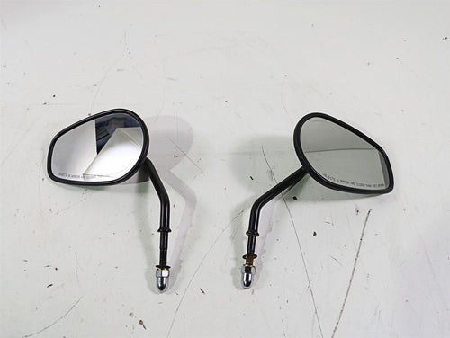 2005 Harley Softail FLSTSCI Heritage Springer Black Rear View Mirrors 91845-03B | Mototech271