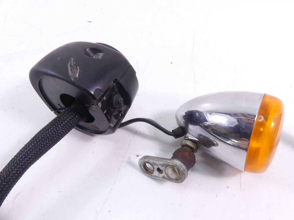 2007 Harley FXDWG Dyna Wide Glide Left Control Switch & Blinker 71682-06A {{ shop.shopifyCountryName }} - Mototech271