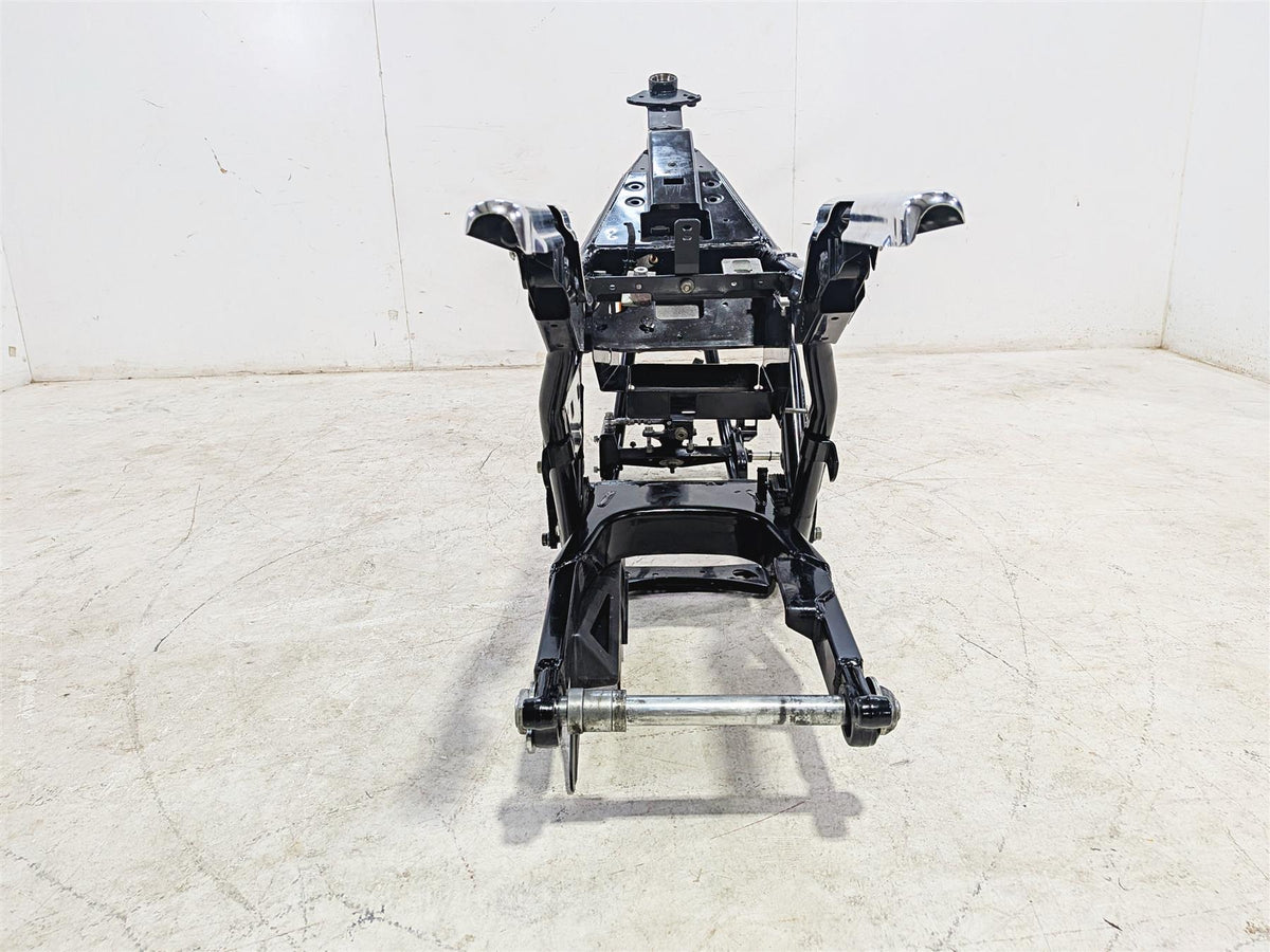 2004 Harley Touring FLTRI Road Glide Straight Frame Chassis & Swingarm with Clean Iowa Title T47900-02A-Mototech271