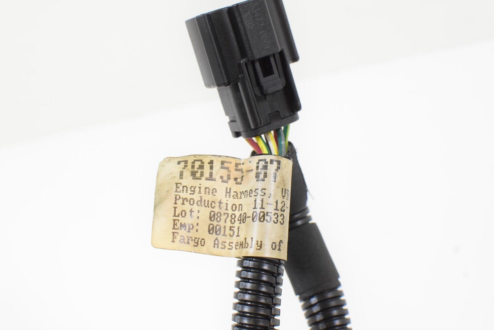 2011 Harley VRod Night Rod Special Injector Engine Wiring Harness Loom 70155-07 {{ shop.shopifyCountryName }} - Mototech271