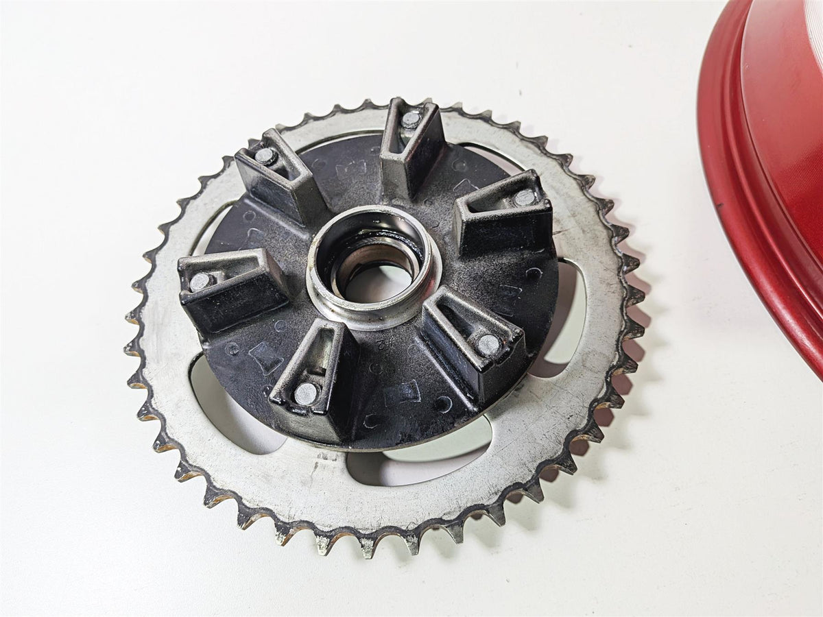 2024 Suzuki GSXR600 Straight Rear Wheel Rim Red 17x5.5 64111-14J00 {{ shop.shopifyCountryName }} - Mototech271