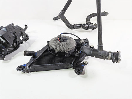 2015 Ducati Diavel Dark Right Coolant Radiator Fan Set 54840881B-Mototech271