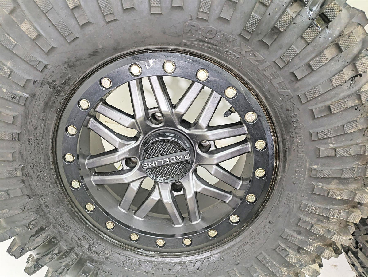 2018 Polaris RZR XP 1000 Trail Rock Nice Raceline Wheels Maxxis Tires Set A91MA {{ shop.shopifyCountryName }} - Mototech271