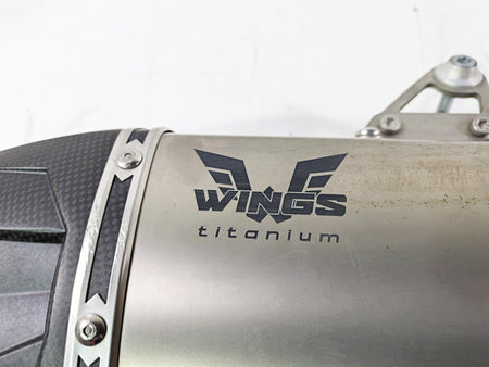 2022 KTM 1290 Super Adventure S Wings Titanium Exhaust Pipe Muffler Slip On 0211 {{ shop.shopifyCountryName }} - Mototech271