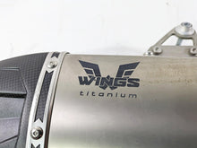 Load image into Gallery viewer, 2022 KTM 1290 Super Adventure S Wings Titanium Exhaust Pipe Muffler Slip On 0211 | Mototech271
