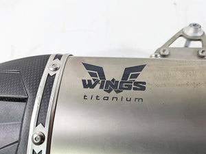 2022 KTM 1290 Super Adventure S Wings Titanium Exhaust Pipe Muffler Slip On 0211 | Mototech271