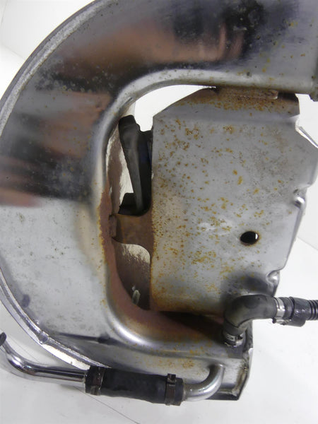 2004 Harley Softail FLSTFI Fat Boy Chrome Oil Tank Reservoir + Hoses 62498-00A {{ shop.shopifyCountryName }} - Mototech271