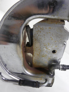 2004 Harley Softail FLSTFI Fat Boy Chrome Oil Tank Reservoir + Hoses 62498-00A
