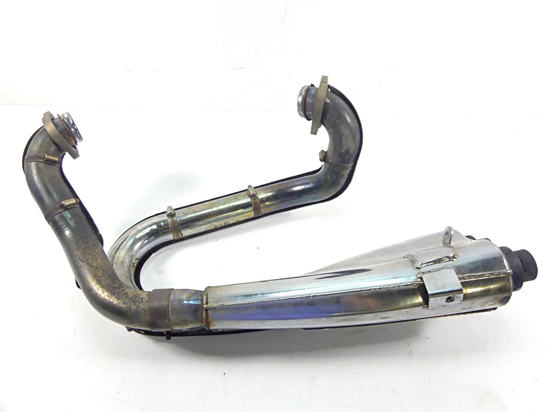 2005 Harley VRSCSE CVO V-Rod Oem Exhaust Pipe Header Manifold Set 65151-01B {{ shop.shopifyCountryName }} - Mototech271