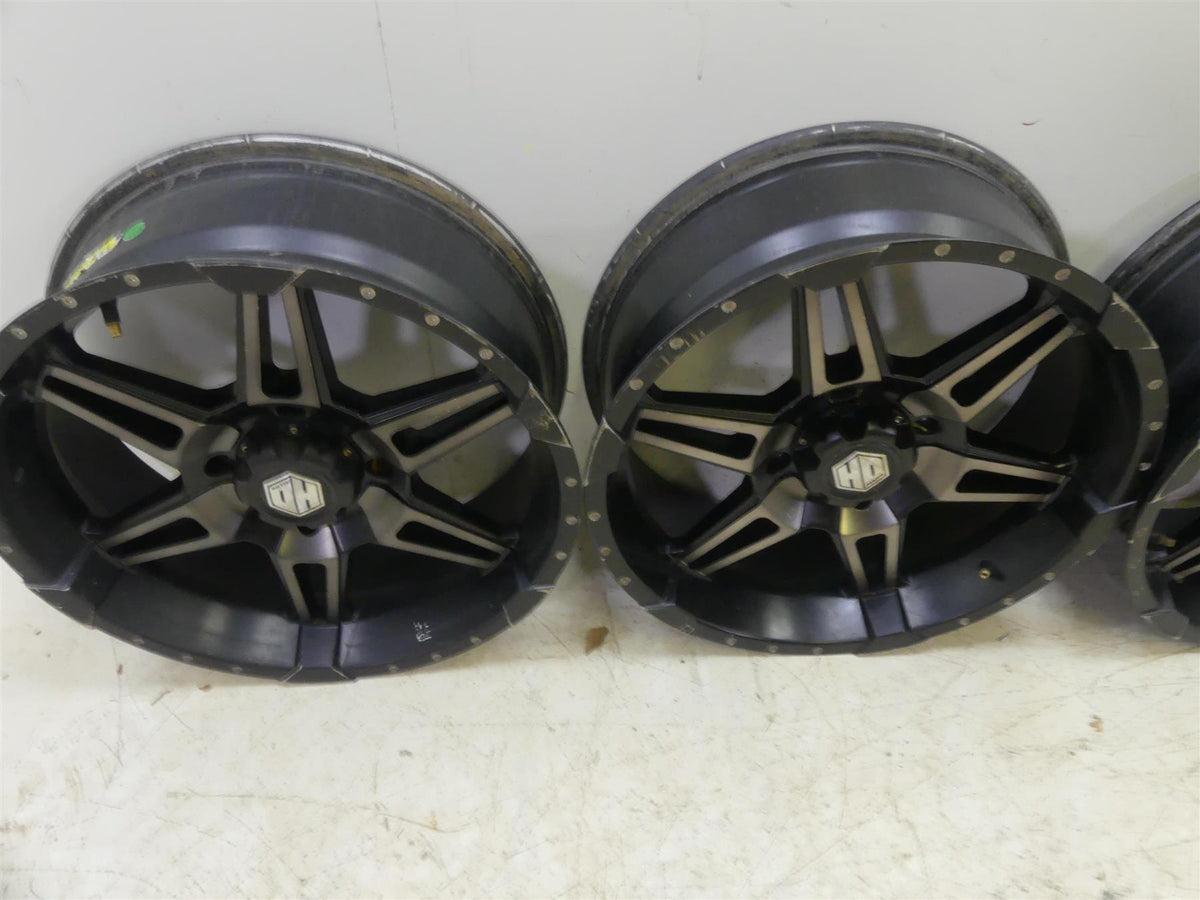 2020 Honda Talon S2X 1000X STI HD7 18x7 4/137 Matte Black Wheel Set 18HD717 {{ shop.shopifyCountryName }} - Mototech271