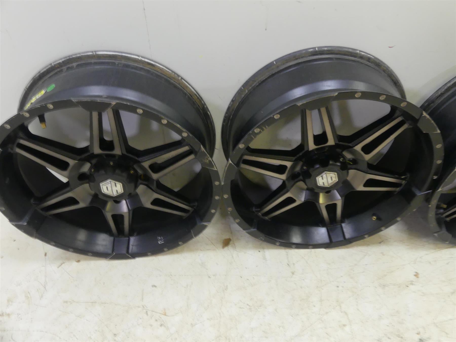 2020 Honda Talon S2X 1000X STI HD7 18x7 4/137 Matte Black Wheel Set 18HD717 {{ shop.shopifyCountryName }} - Mototech271