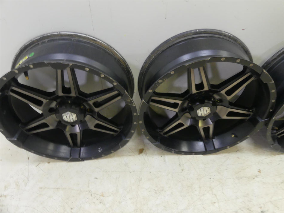 2020 Honda Talon S2X 1000X STI HD7 18x7 4/137 Matte Black Wheel Set 18HD717 {{ shop.shopifyCountryName }} - Mototech271