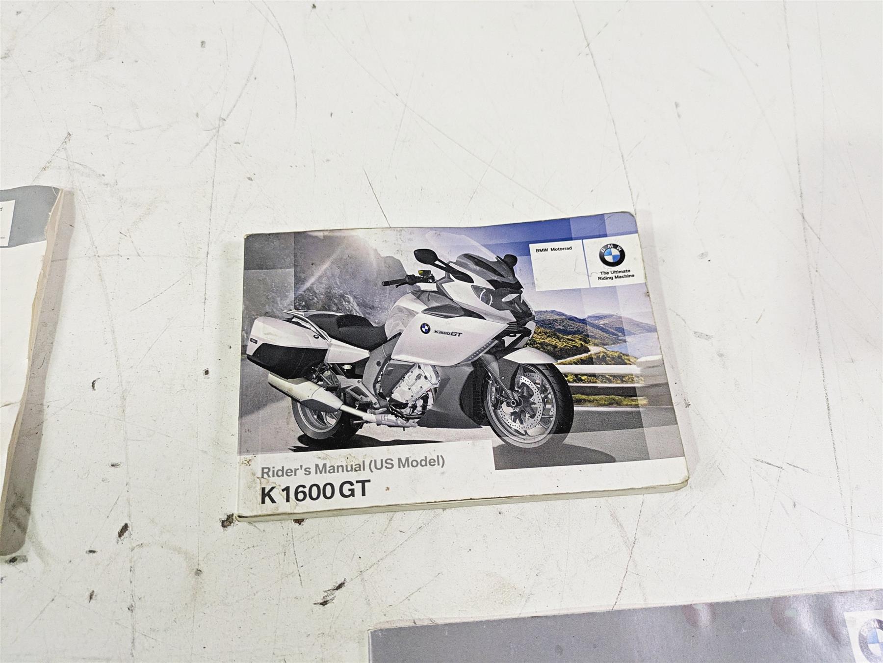 2015 BMW K1600 GT K48 Owners Manual & Repair Guides 01418557007 {{ shop.shopifyCountryName }} - Mototech271