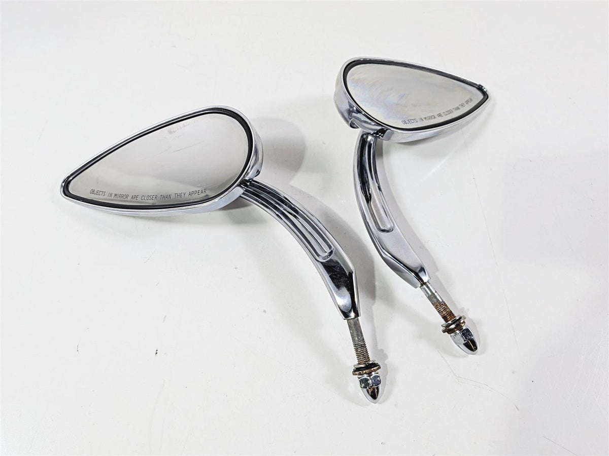 2014 Harley Touring FLHTK Electra Glide Willie G Teardrop Chrome Mirror 56000394-Mototech271