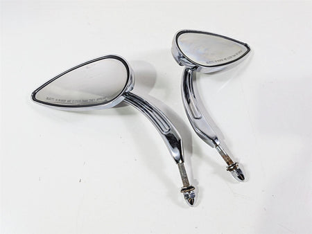 2014 Harley Touring FLHTK Electra Glide Willie G Teardrop Chrome Mirror 56000394-Mototech271