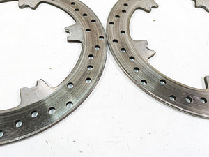 2015 Harley FXDL Dyna Low Rider Front Brake Disc Rotor Set 44553-06A