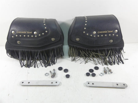 2001 Indian Centennial Scout Oem Leather Saddle Bag Saddlebag Set {{ shop.shopifyCountryName }} - Mototech271