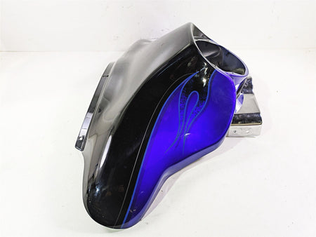 2011 Harley Touring FLHTCUSE CVO E-Glide Front Outer Fairing Blue 58503-05A {{ shop.shopifyCountryName }} - Mototech271