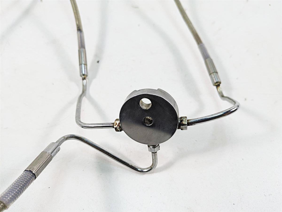 2006 Harley Touring FLHXI Street Glide 16 1/2" Ape Hanger Front Brake Line Set {{ shop.shopifyCountryName }} - Mototech271