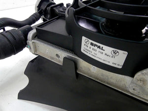 2015 BMW R1200GS GSW K50 Right Radiator + Reservoir Fan & Cover Set 17118546416