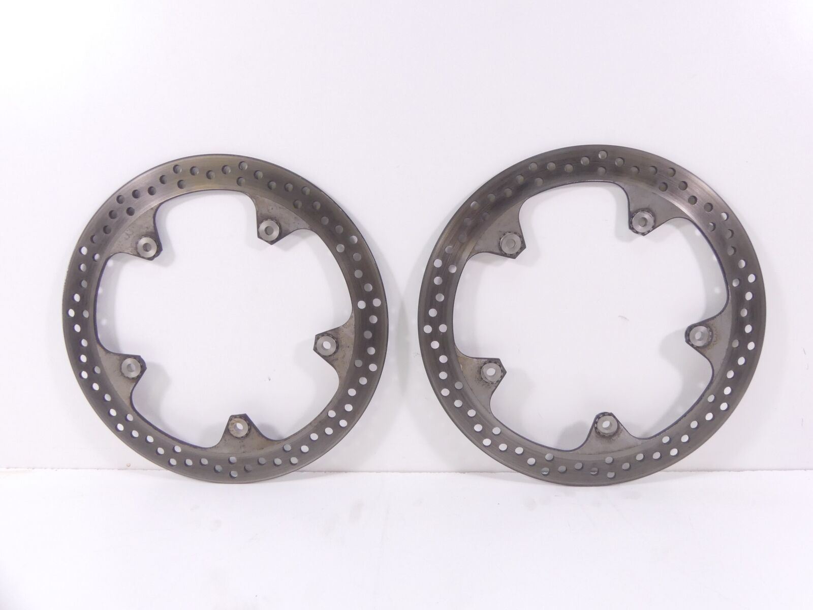2008 BMW R1200R K27 Front Brake Disc Rotor Set 34117701459 {{ shop.shopifyCountryName }} - Mototech271