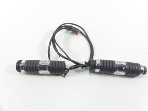 2009 Harley FLHTCU SE4 CVO E-Glide Kahuna Heated Hand Grip Set - Read 56100318