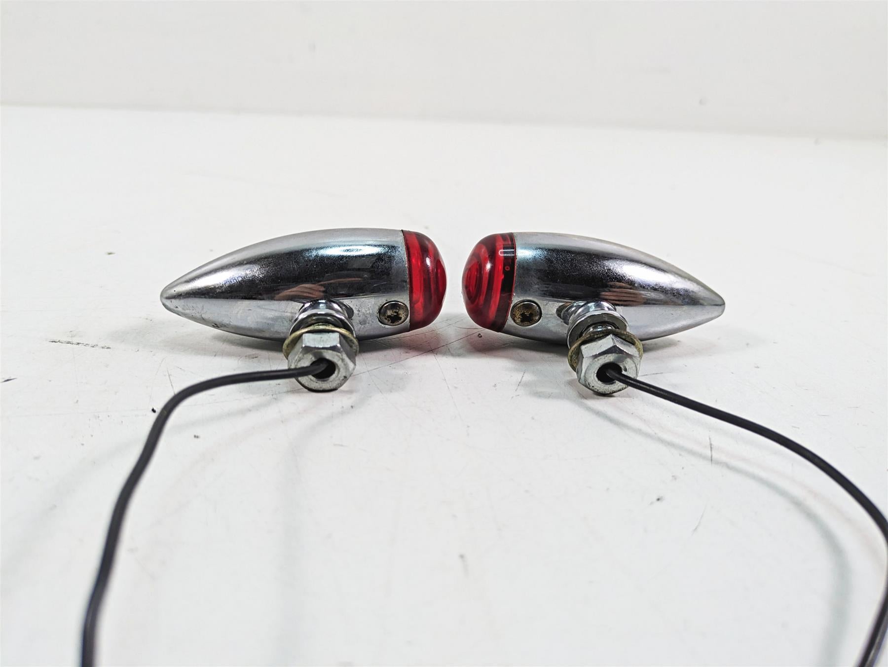 2000 Harley FXSTS Softail Springer Front Bullet Blinker Turn Signal Set {{ shop.shopifyCountryName }} - Mototech271