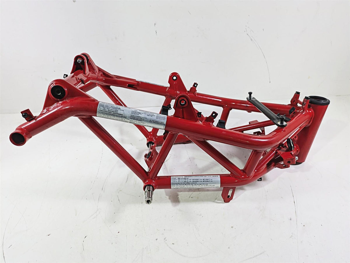2018 Ducati Hypermotard 939 SP Straight Main Frame Chassis With Clean Oregon Title 47017931AA 47017961AA {{ shop.shopifyCountryName }} - Mototech271