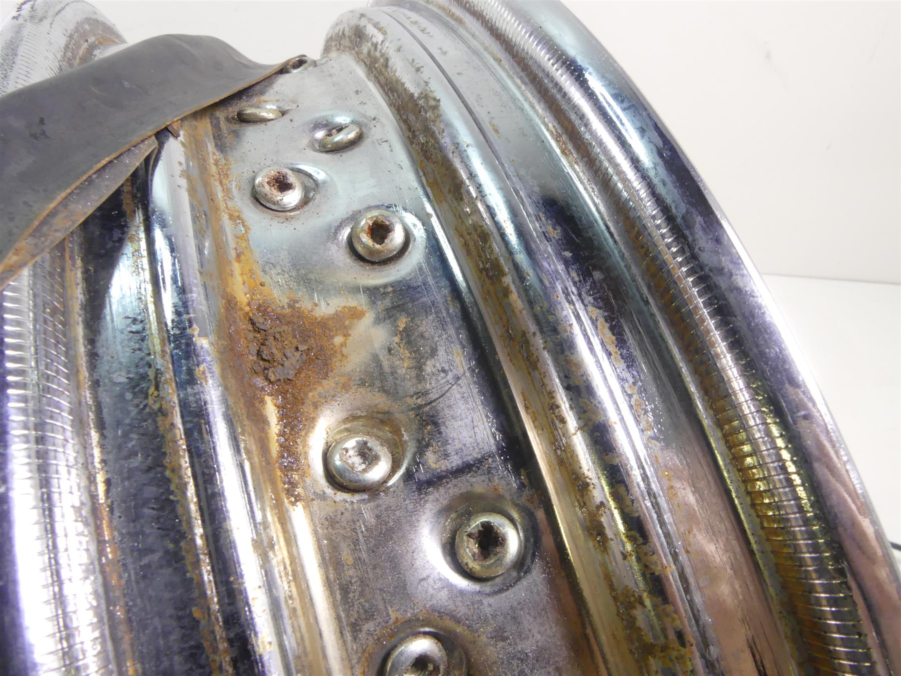 2005 Honda V-Twin VTX1800 S3 Front 17x3.5 Spoke Wheel Rim 44650-MCV-A11 {{ shop.shopifyCountryName }} - Mototech271