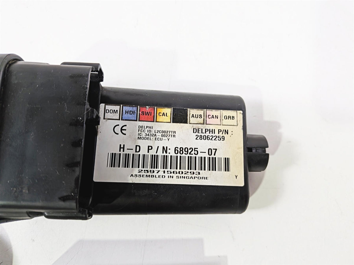 2008 Harley FXDSE CVO Dyna Tssm Security Control Module & 2 Key Fob 68925-07-Mototech271