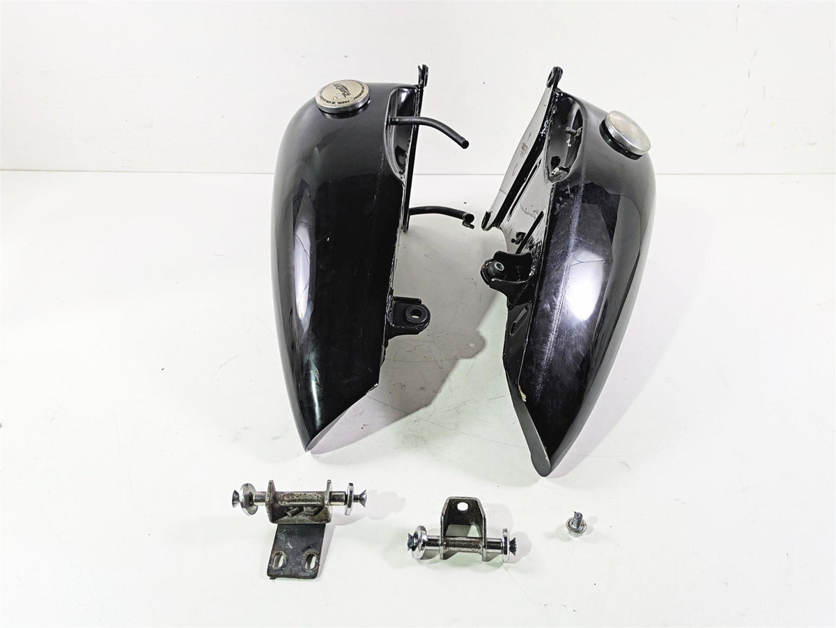 2002 Big Dog Pitbull Clean Left & Right Fuel Gas Petrol Split Tank {{ shop.shopifyCountryName }} - Mototech271