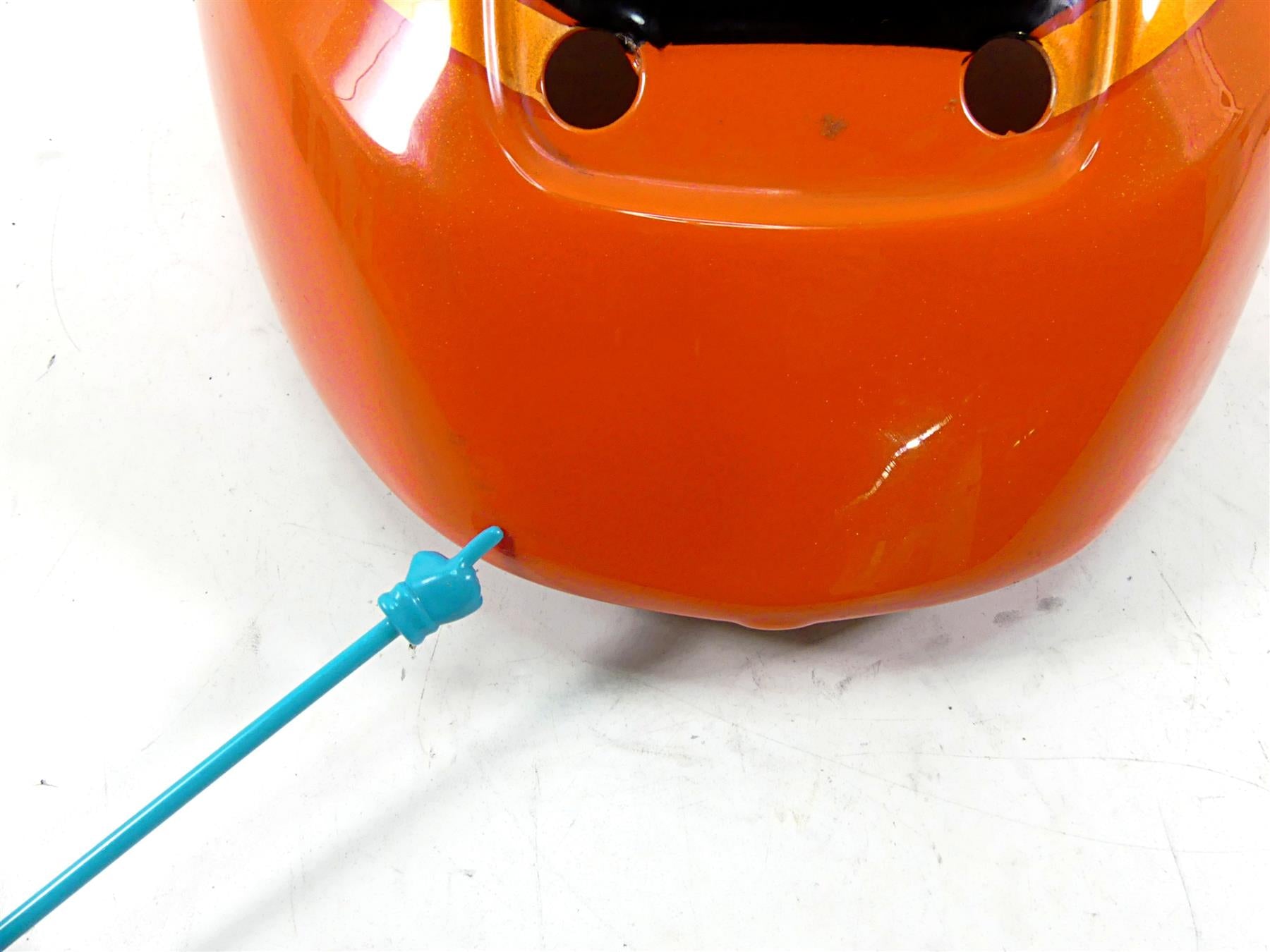 2005 Harley VRSCSE CVO V-Rod Upper Tank Airbox Cover Fairing Orange 66097-05 {{ shop.shopifyCountryName }} - Mototech271