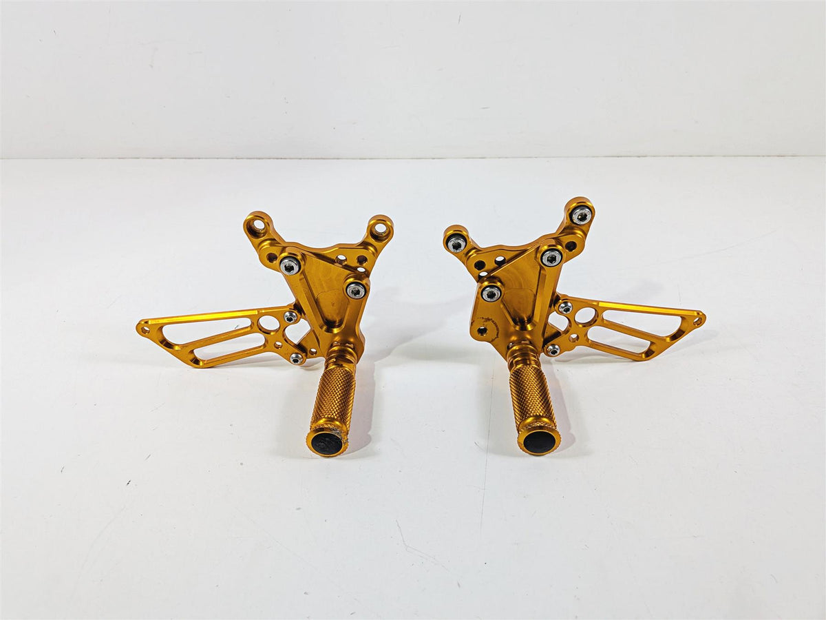 2007 Mv Agusta F4 1000R 312 Golden Aftermarket Foot Peg Rearset-Mototech271