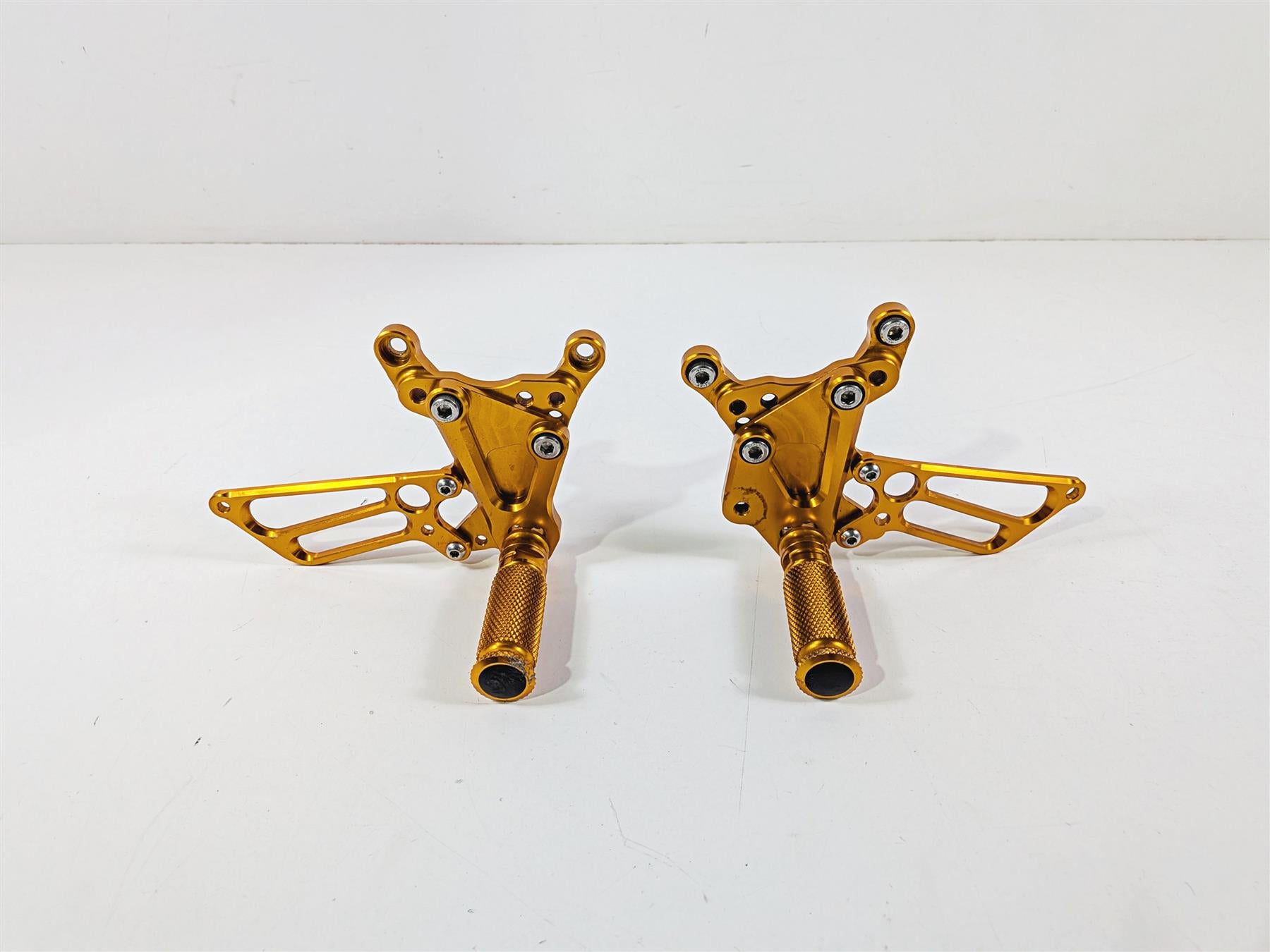 2007 Mv Agusta F4 1000R 312 Golden Aftermarket Foot Peg Rearset-Mototech271
